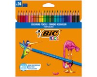 Kleurpotloden BicKids Tropicolors assorti blister à 24 stuks