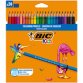 BIC KIDS Crayons de couleur Tropicolors, étui en carton