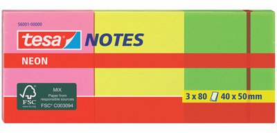 Haftnotizen Neonfarben, 40 x 50 mm