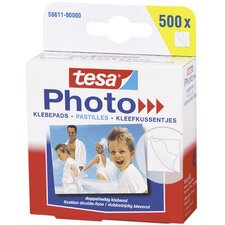 Photo Pastilles adhésives pour photos, blanc, fixation