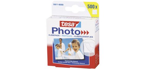 Photo Pastilles adhésives pour photos, blanc, fixation