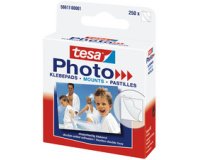 Fotoplakkers, dubbelzijdig klevend, wit