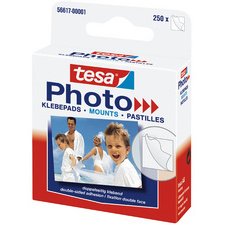 Photo Pastilles adhésives pour photos, blanc, fixation