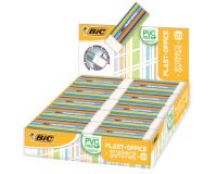 BIC Gomme en plastique Plast-Office, présentoir de table