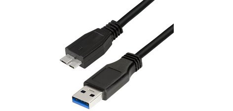Câble USB 3.0, USB A - micro USB B mâle, 1 m