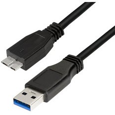 Câble USB 3.0, USB A - micro USB B mâle, 0,6 m