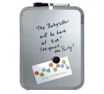 Tableau magnétique Slim-Line, effet acier inoxydable