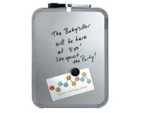 Magnetisch bord Slim-Line effect in roestvrij staal