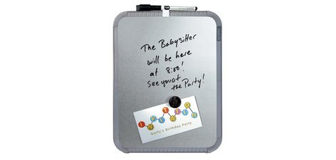 Tableau magnétique Slim-Line, effet acier inoxydable