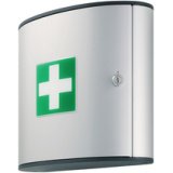 Boîte à pharmacie FIRST AID BOX M, argent