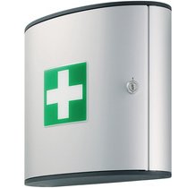 Boîte à pharmacie FIRST AID BOX M, argent