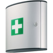 Boîte à pharmacie FIRST AID BOX M, argent