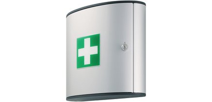 Boîte à pharmacie FIRST AID BOX M, argent