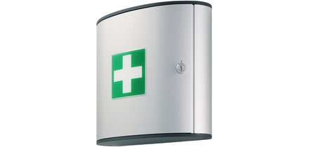 Boîte à pharmacie FIRST AID BOX M, argent