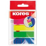 Bladwijzers folie 12 x 45 mm neon kleuren