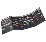 Kit de 4 volets MINI-PLANNER à 4 colonnes de 17 fiches T indice 1,5 avec 1000 fiches