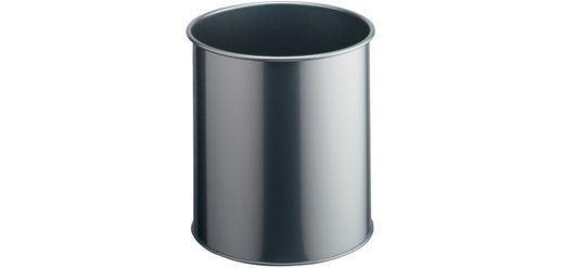 Corbeille METALL, rond, 15 litres