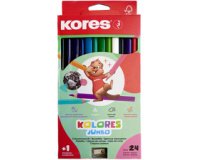 Crayon de couleur 'Kolores JUMBO', étui carton de 24