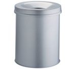 Corbeille à papier SAFE, ronde, 15 litres