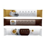 Mini sticks de sucre, dans un carton