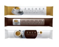 Mini sticks de sucre, dans un carton