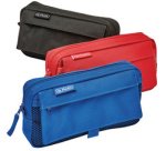 Trousse à stylos avec poche en filet, assortie