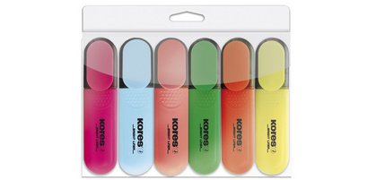 ‘BRIGHT LINER’ highlighters, set of 6
