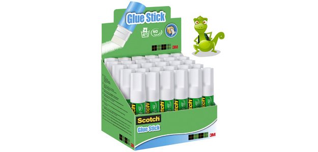 3M  Bâton de colle standard, 8 g, présentoir