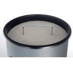 Corbeille à papier METAL, avec cendrier, ronde