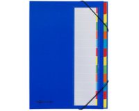 Sorteermap DESKORGANIZER Color, 7 vakken