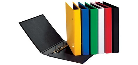 classeur à anneaux 'Basic Colours',  format A5