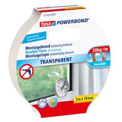 Adhésif double face de montage Powerbond, transparent