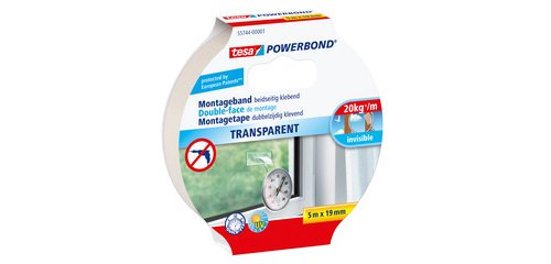 Adhésif double face de montage Powerbond, transparent