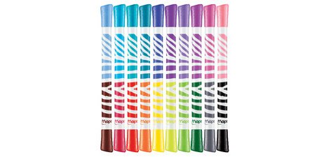 Feutre double pointe DUO COLOR'PEPS, étui de 10