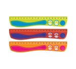 Règle plate Kidy Grip, 200 mm, en plastique