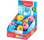 Taille-crayon i-gloo pour gauchers, présentoir 24