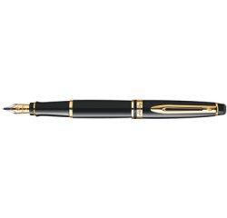 Stylo plume Expert, Laque Noire G.T., tracé: M