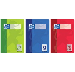 cahier, format A5, linéature 8f / losangique,