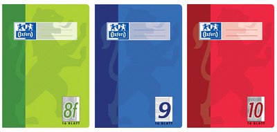 cahier, format A5, linéature 8f / losangique,