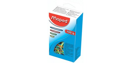 Maped élastiques, boîte de 100 g
