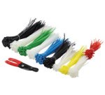 Kit d'attache-câbles, assortis, nylon, contenu: 600