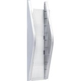 Porte-brochures mural 'the arc', 1/3 A4, argent