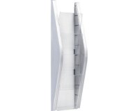 Porte-brochures mural 'the arc', 1/3 A4, argent