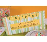 Kit de tampons à motifs 'aminaux de zoo', en boite