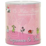 Kit de tampons à motifs 'princesses & fées', boîte