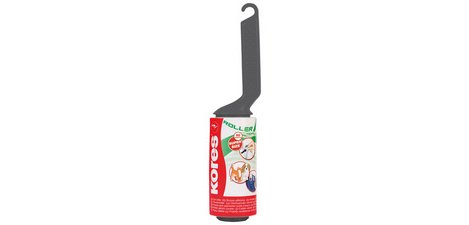 Adhesive lint roller with handle, 80 sheets