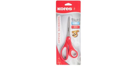 Universal right-handed scissors, pointed tips, Softgrip, 17 cm