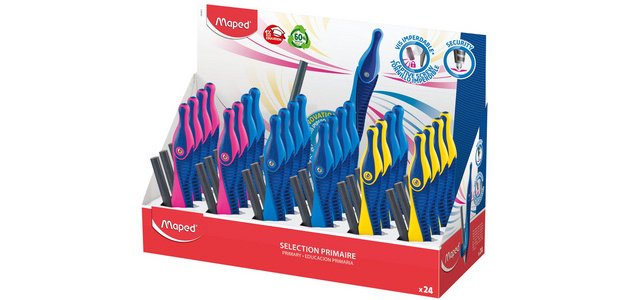 Compas maped kid'z bague ergonomie bi-matière spécial apprentissage pointe sécurité