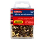 Attaches parisiennes, contenu: 100 pièces, métal