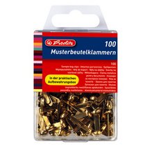 Attaches parisiennes, contenu: 100 pièces, métal